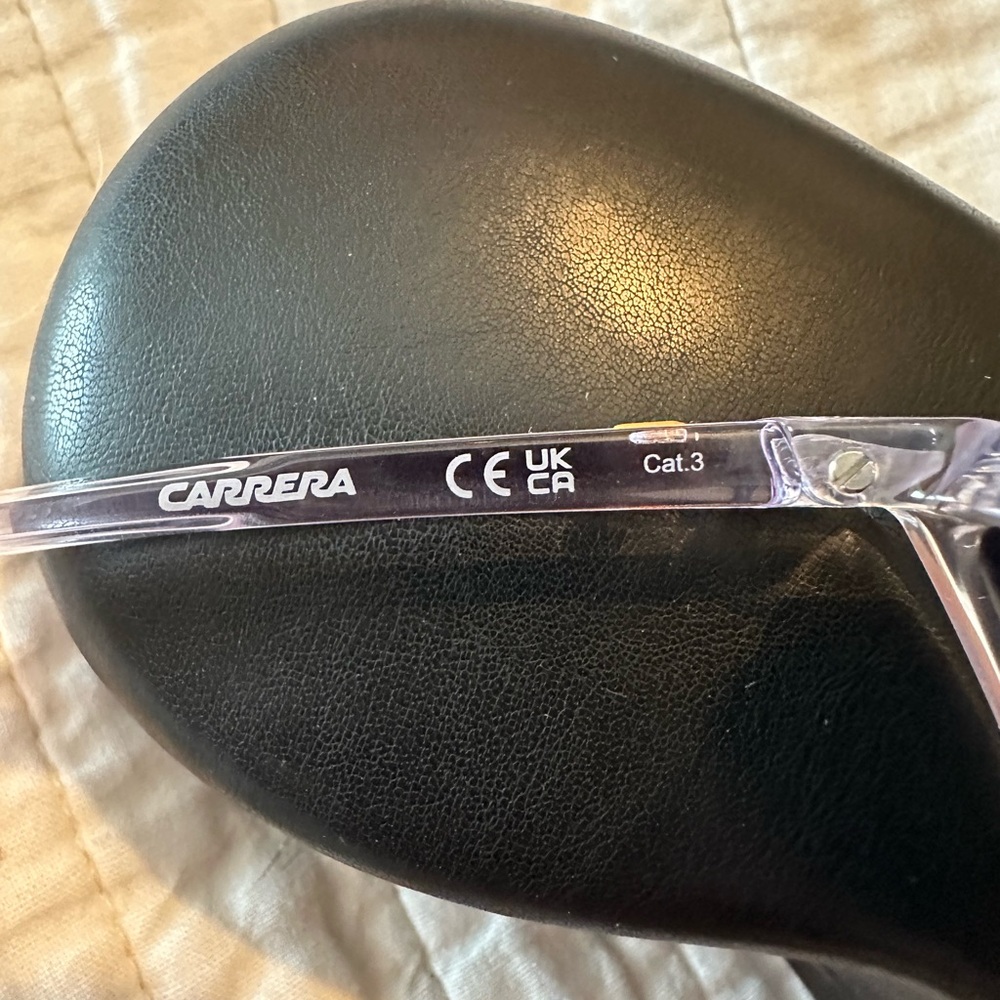 Carrera Sunglasses Orange Translucent Clear CA8055S 58mm NEW - Picture 5 of 10